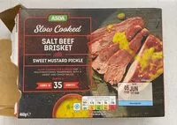 Mängden socker i Slow cooked salt beef brisket