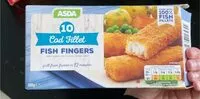 Mängden socker i Cod fillet fish fingers breaded