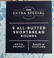 Mängden socker i 9 all-butter shortbread