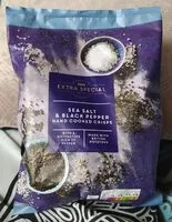 Mängden socker i Sea salt & black pepper hand cooked crisps