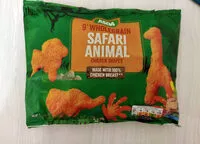 Mängden socker i Wholegrain safari animals