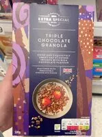 Mängden socker i Triple chocolate granola