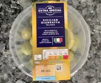 Mängden socker i Sicilian Giarraffa Olives