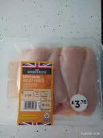 Mängden socker i Asda butchers Selection Chicken Breast Fillets