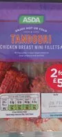 Mängden socker i Tandoori chicken breast mini fillets