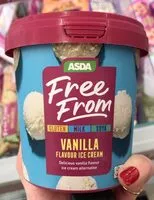 Mängden socker i Free from vanilla ice cream