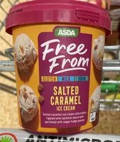 Mängden socker i Free from salted caramel ice cream