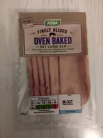 Mängden socker i Oven baked dry cured ham