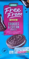 Mängden socker i Gluten free cookies and cream biscuits