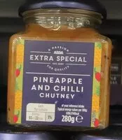 Mängden socker i Pineapple and Chilli Chutney