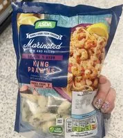 Mängden socker i king prawns