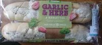 Mängden socker i Asda Garlic and Herb 2 Baguettes