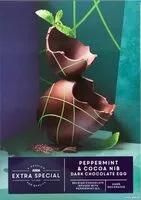 Mängden socker i Peppermint and cocoa nib dark chocolate egg