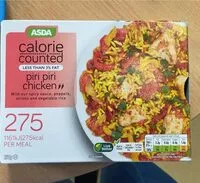 Mängden socker i Piri piri chicken calorie counted
