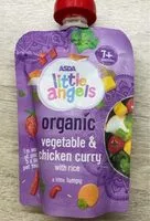 Mängden socker i Organic vegetable and chicken curry