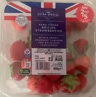 Mängden socker i Hand Picked British Strawberries