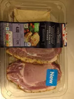 Mängden socker i 2 Yorkshire bred pepper and thyme pork ribeye steaks