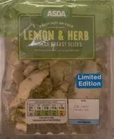 Mängden socker i Lemon and herb chicken slices
