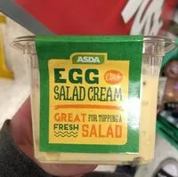 Mängden socker i Egg salad cream