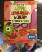 Mängden socker i apple strawberry and cherry smoothie