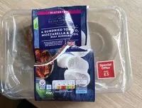 Mängden socker i 4 Sundried Tomato, Mozzarella & Basil Beef Burgers