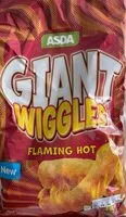 Mängden socker i Giant Wiggles Flaming Hot