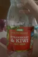 Mängden socker i Strawberry & kiwi juice drink