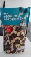 Mängden socker i ASDA Cashews and raisin mix