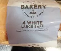 Mängden socker i 4 white large baps