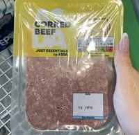 Mängden socker i corend beef
