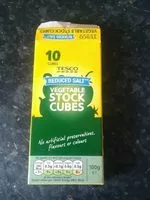 Mängden socker i Vegetable stock cubes