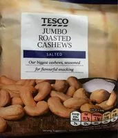 Mängden socker i Jumbo Roasted Cashews Salted