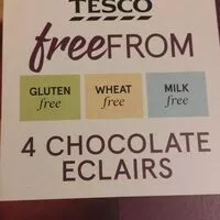 Mängden socker i free from 4 chocolate eclairs