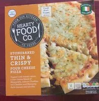 Mängden socker i Stonebakes Thin and crispy Four cheese pizza