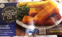 Mängden socker i fish fingers