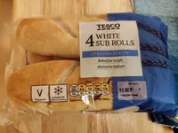 Mängden socker i White sub rolls