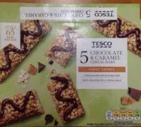 Mängden socker i Chocolate and caramel bars