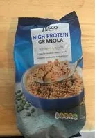 Mängden socker i High protein granola