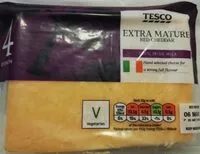 Mängden socker i Extra mature red cheddar