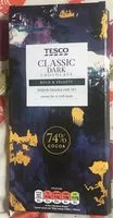 Mängden socker i Classic Dark Chocolate 74%