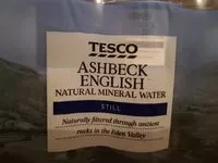 Mängden socker i Ashbeck English natural mineral water
