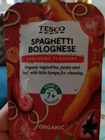 Mängden socker i Tesco spaghetti Bolognese