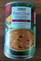 Mängden socker i Plant Chef Tomato, Chickpea and Aubergine Soup