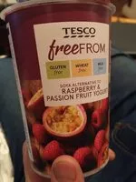 Mängden socker i Tesco raspberry and passion fruit yogurt