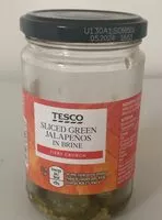 Mängden socker i Sliced Green Jalapeños in Brine