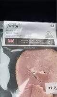 Mängden socker i Thickly slided ham