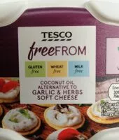 Mängden socker i Coconut oil alternative to garlic and herbs soft cheese