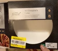 Mängden socker i Millionaire Cake