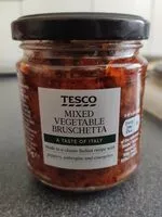 Mängden socker i Mixed vegetable bruschetta