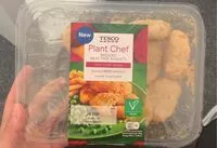Mängden socker i Breaded meat-free nuggets